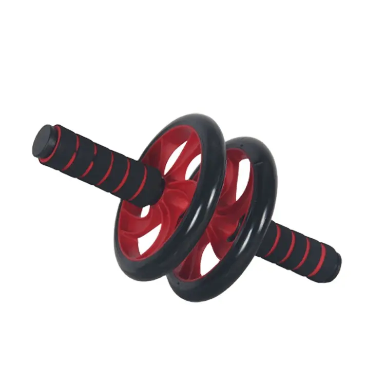 Wholesale Abdominal Wheel Pro Workout Double Ab Wheel Roller Set Exercise Gym Equipment Fitness Supplier