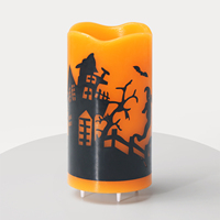 KSWING Intérieur Halloween LED Lumières De Noël Projecteur De Vacances Bougie Lumière pour La Décoration De La Maison