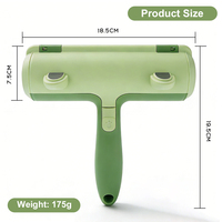 Rouleau en plastique économique pour enlever les poils d'animaux, brosse double face efficace pour le nettoyage et le toilettage des animaux