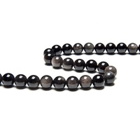 Pierre naturelle à facettes Aigue-marine Obsidienne Perles 6m 8m Rainbow Moonstone Argentee Gemstone Loose Stone Unique 6m 8m Perles naturelles