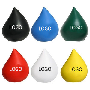 Pelotas Antiestrés de PU con Forma de Gota de Agua Personalizadas al por Mayor/Pelota Antiestrés con Forma de Gota de Agua/Juguete Antiestrés con Forma de Gota de Agua - Product Image 2