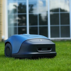 Tondeuse à gazon robotisée KHC bleue pour bricolage à domicile, planification automatique de la trajectoire par GPS, alimentation par batterie, désherbage haute efficacité, largeur de coupe de 180 mm, 3500 W - Product Image 1