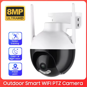 Niko 8MP Ngoài Trời An Ninh Máy Ảnh P2P Hai Cách Âm Thanh Với Tầm Nhìn Ban Đêm 360 Độ Không Dây Máy Ảnh Ip65 Không Thấm Nước - Product Image 2