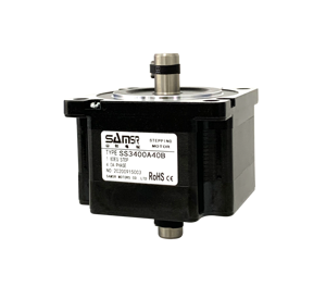 มอเตอร์ Samsr 4A 34 แบบสองเพลา 3 นิวตันเมตร 86 มม. พร้อมกุญแจคู่ - Product Image 1
