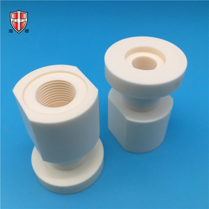 Ingénierie du filetage de la machine <span class=keywords><strong>99</strong></span> <span class=keywords><strong>99</strong></span>.5 Tubes en céramique d'alumine Al2O3 Cylindre à air d'usinage - Product Image 6