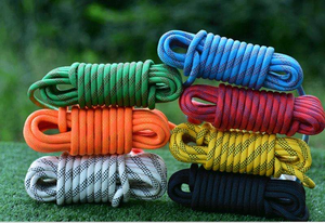 <span class=keywords><strong>Corde</strong></span> de sécurité dynamique pour escalade, paracorde en polyester, <span class=keywords><strong>avec</strong></span> <span class=keywords><strong>mousqueton</strong></span> à crochet, 5mm 10mm 12mm * 10m - Product Image 2