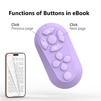 Controla tus videos de TikTok desde tu móvil: Control remoto 5.3 con Wi-Fi, apagado automático fijo y control táctil LED para teléfonos.