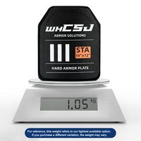 Plaque de protection en aluminium rigide légère WHCSJ personnalisée de conception III et IV avec protection avancée pour une utilisation tactique