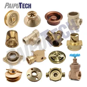 Custom Brass Sand Casting Parts Investment Copper Casting Parts Lost Wax Bronze Gravity Casting Parts