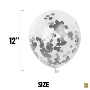 Décoration de mariage personnalisable, décoration de fête d'anniversaire, ballon en papier à paillettes de 12 pouces, ballon à confettis dorés - Product Image 2
