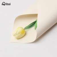 Qibai hot Neue Blume einfarbig Luxus Blumen Geschenk papier Florist Paket wasserdichtes Geschenk papier für Party Valentinstag