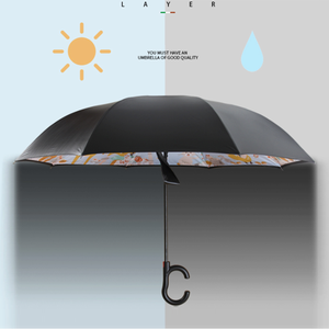 Mais Recente Fornecedor De Guarda-chuva De Tempestade Inquebravel Invertido De Oem controllo manuale - Product Image 2