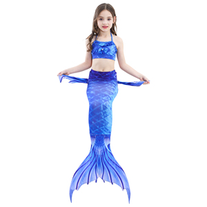 Fille <span class=keywords><strong>ariel</strong></span> sirène queue costume fille 3 pièce maillot de bain - Product Image 6