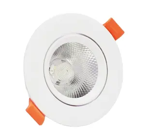 Iç mekan aydınlatması yuvarlak kare gömme Spot lamba ayarlanabilir SMD Downlight 3w 5w 7w tavan Led Spot ışık