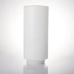 80mm 100mm 150mm buzlu mat Opal süt beyaz silindir ışık kolye cam küre lamba gölge ile iplik
