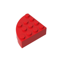 [Gobricks]GDS-1014 Blocs de construction en plastique ABS à l'échelle 1:8, pièces 2577, brique ronde à coins arrondis 4x4, brique complète