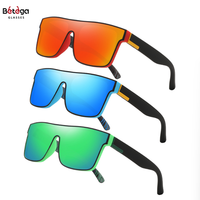 Bettega lunettes de soleil d'équitation pour hommes spécial nouveau modèle pour la conduite à la mode hommes lunettes de conduite grand visage lunettes de soleil une pièce