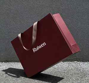 Sacs en papier de luxe personnalisés avec logo imprimé pour petites entreprises, idéaux pour l'emballage de vêtements et de cosmétiques, avec poignées – Offre Spéciale - Product Image 5