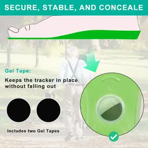 Semelle intérieure de positionnement Airtag Semelle intérieure de sport pour enfants en PU Housse de localisation anti-perte pour personnes âgées - Product Image 5