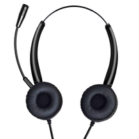 Casque filaire USB environnement Active Business Casque USB à réduction de bruit pour centre d'appels