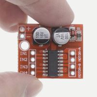 Modul Penggerak Motor Mini Dual HBridge Kontrol Kecepatan dan Pembalikan PWM untuk Motor Stepper
