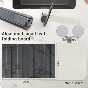 Tapis de bain moderne imprimé UV, écologique, absorbant, à séchage rapide, pliable, antidérapant, grand format, pour salle de bain, cuisine, maison - Product Image 2