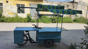 नई डिजाइन कॉफी tricycle बाइक भोजन गाड़ी मोबाइल व्यापार tricycle बाइक भोजन गाड़ी के लिए फास्ट फूड मोटर tricycle
