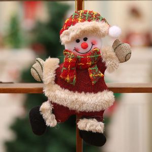 Accesorios para Árbol <span class=keywords><strong>de</strong></span> Navidad, Muñecos Navideños, Ancianos Bailando, Muñeco <span class=keywords><strong>de</strong></span> Nieve, Reno, Oso, Marionetas <span class=keywords><strong>de</strong></span> Tela, Adornos Colgantes, Regalo - Product Image 3