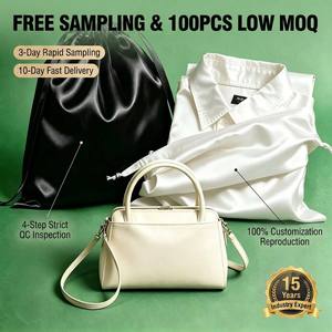 Sacs en satin prêts à être expédiés en stock, livraison rapide, faible MOQ, logo personnalisé, pochettes en satin à cordon, sacs cadeaux en gros pour petits bijoux - Product Image 5