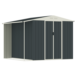 Caseta de Almacenamiento Metálica para Exteriores EG0806-H160-2S, Caseta de Almacenamiento para Patio Trasero, Impermeable, para <span class=keywords><strong>Bicicletas</strong></span>, Caseta Metálica para Jardín - Product Image 5