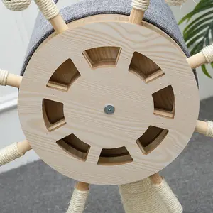 Windmill Sisal Cat Climbing Fram Cat Scratcher Tower Home Furniture Cat Toys