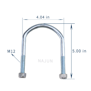 Accesorios para Carrito de Golf Club Car DS 1981-Actualidad Precedent 2004-Actualidad <span class=keywords><strong>Tempo</strong></span> 2018-Actualidad <span class=keywords><strong>2</strong></span>*Perno en U para Muelle de Ballesta Trasero OEM 1012180 1014902 - Product Image 3