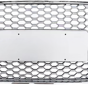 Grille chromée en matériau ABS de haute qualité pour Audi A4 S4 2017-2019 Grille de style RS4 entrepôt américain - Product Image 2