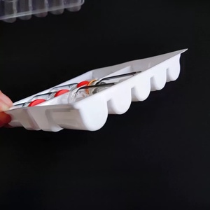 일회용 의료용 바이알 블리스터 포장 플라스틱 앰플 바이알 포장 트레이 의약품 바이알 동결건조 약품 포장 - Product Image 4