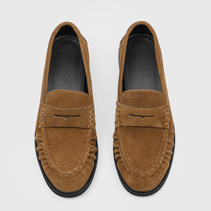 Nouvelle Collection Printemps 2026 – Mocassins Homme Plissés à la Main Style Français-Britannique en Cuir Véritable – Chaussures Décontractées et Habillées pour Affaires - Product Image 5