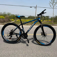 Vélo de montagne pour hommes à 21 vitesses, pneus larges, freins à disque, 26 pouces, en promotion