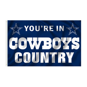 Tùy chỉnh 3X5FT NFL fan hâm mộ bóng đá biểu ngữ thiết kế miễn phí DALLAS cao bồi Tribal Logo Cờ nhanh chóng vận chuyển bán buôn - Product Image 5