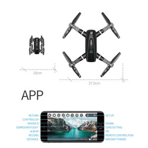 XUEREN FEMMES S167 Pliable Professionnel <span class=keywords><strong>Drone</strong></span> avec Caméra 4K HD Selfie 5G GPS WiFi FPV Large Angle RC Quadcopter Jouet <span class=keywords><strong>E520S</strong></span> SG900-S - Product Image 5