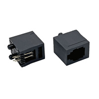 Coorle Factory Wholesale 5222 Prise Modulaire RJ11 Femelle à Entrée Supérieure 4P4C, Connecteur Vertical pour Téléphones et Combinés