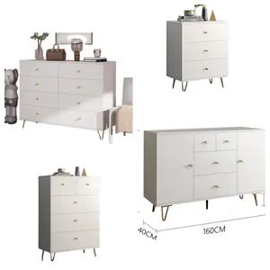 Manufacturers Wholesale Modern Drawer Chest Minimalist Fashion Home 8 Drawer Storage Cabinet