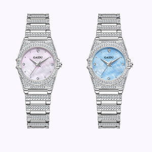 <span class=keywords><strong>Montre</strong></span> élégante pour femmes, <span class=keywords><strong>montre</strong></span> à <span class=keywords><strong>bracelet</strong></span> pour filles avec cristaux scintillants, <span class=keywords><strong>montre</strong></span> pour femmes sertie de diamants - Product Image 3