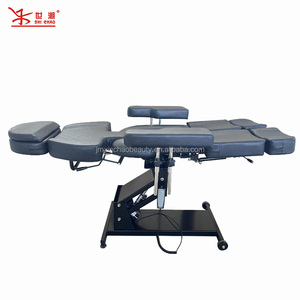 <span class=keywords><strong>Xinchao</strong></span> 360 °   Table de massage électrique rotative pour salon, base en acier inoxydable, lit de beauté réglable pour tatouage et soins capillaires en salon - Product Image 4