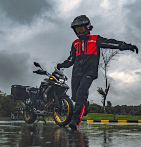 Duhan D-2183 - Conjunto Impermeable <span class=keywords><strong>de</strong></span> Chaqueta y Pantalones <span class=keywords><strong>de</strong></span> Motocicleta para <span class=keywords><strong>Hombre</strong></span>, <span class=keywords><strong>de</strong></span> Tela Oxford, Especial para Repartidores y Viajes - Product Image 5