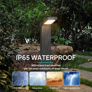 Modern IP65 Waterproof LED Garden <strong>Lights</strong> 220v Electric H60cm Aluminum Bollard <strong>Yard</strong> Decor Outdoor Landscape Lawn <strong>Light</strong> - Product Image 3