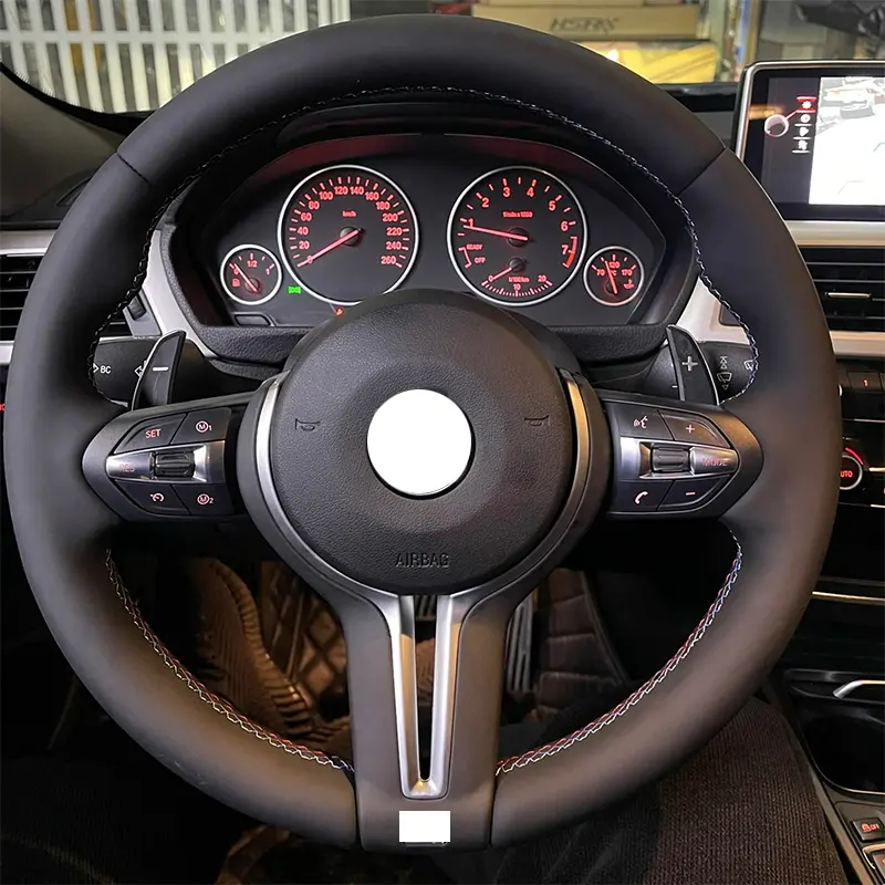 Automobile Parts Leather Steering Wheel For Bmw E90 E91 E92 E93 X5 E70 X6 E71 E81 E87 Customized Steering Wheel