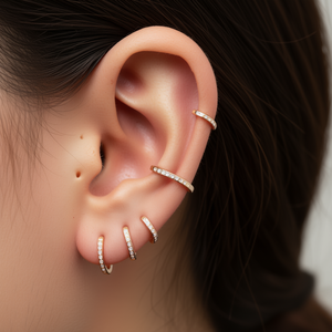 E1323 Joyería para Piercing Labret, 7 mm de Diámetro Interior, Forma de Tornillo, Joyería Corporal Unisex, 8 mm de Longitud - Product Image 2