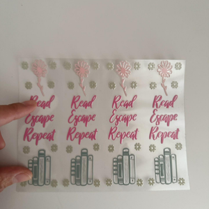 Marcapáginas de Plástico con Diseño de Dibujos Animados para el Día de la Madre y Pascua, con Llavero y Protección UV para Envolver Tazas y Cuadernos - Product Image 5