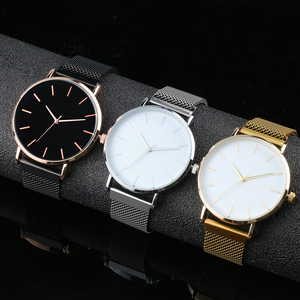 Orologio da Polso Unisex Minimalista di Lusso in <span class=keywords><strong>Acciaio</strong></span> Inossidabile 40mm Senza Logo, Vendita Calda - Product Image 1