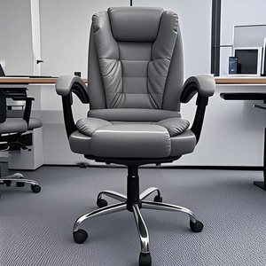 Sillas de Oficina de Cuero Contemporáneas K con Construcción Resistente y Características Ergonómicas - Product Image 4