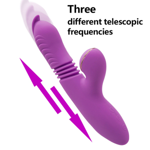 Vibrador Telescópico con Lengua para Estimulación del Clítoris, 12 Frecuencias, 3 Velocidades, Silicona de Grado Médico, Impermeable, Juguete Sexual para Mujeres - Product Image 2